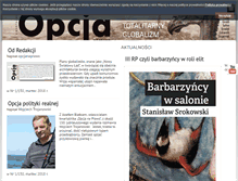 Tablet Screenshot of opcjanaprawo.pl